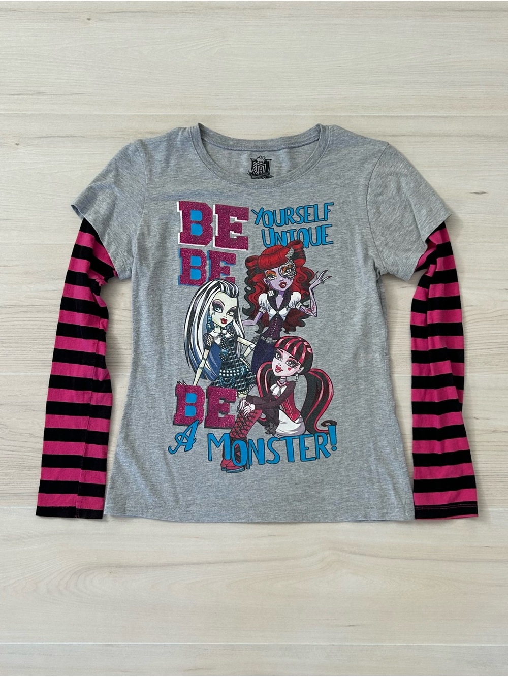 monster high double layered long sleeve